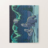 Polar Bear Puzzle Personalisierter Polar Bear Art (Vertikal)