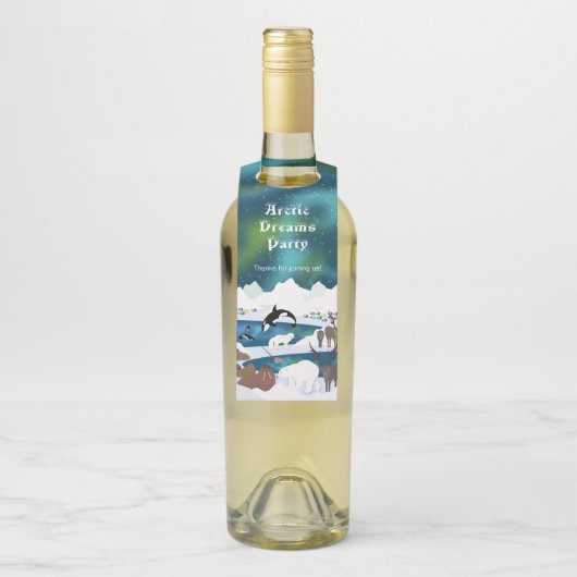 Polar Bear Reindeer Walrus Orca Narwhal Flaschenanhänger (Auf Flasche)