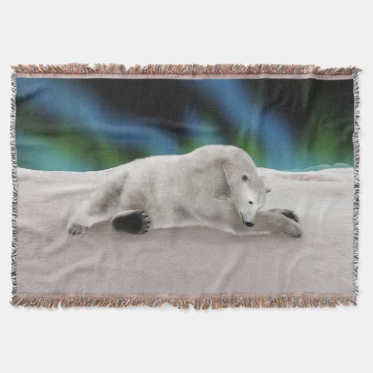 Polar Bear Resting Decke (Vorderseite)