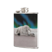 Polar Bear Resting Flachmann (Links)
