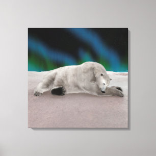 Polar Bear Resting Leinwanddruck