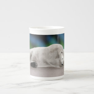 Polar Bear Resting Porzellantasse