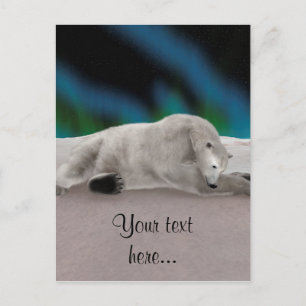 Polar Bear Resting Postkarte
