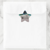 Polar Bear Resting Stern-Aufkleber (Tasche)