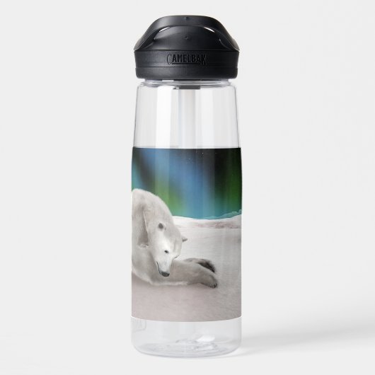 Polar Bear Resting Trinkflasche (Rückseite)