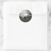 Polar Bear Runder Aufkleber (Tasche)