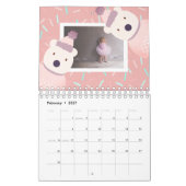 Polar Bear Saisonaler Hintergrund Foto Kalender (Feb 2027)