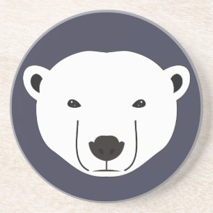 Polar Bear Sandstein Untersetzer