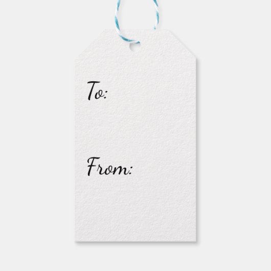 Polar Bear Santa Christmas Design Geschenkanhänger (Rückseite)