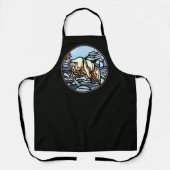 Polar Bear Schürze Tribal Bear Art Schürze (Vorderseite)