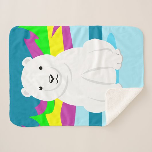 Polar Bear Sherpadecke (Vorderseite (Horizontal))