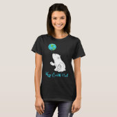 Polar Bear Shirt Earth Day - Geschenk täglich (Vorne ganz)