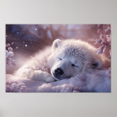 Polar Bear Sleeping Poster (Vorne)