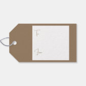 Polar Bear & Sleigh Weihnachtsgeschenk Tag Geschenkanhänger (Rückseite Horizontal)