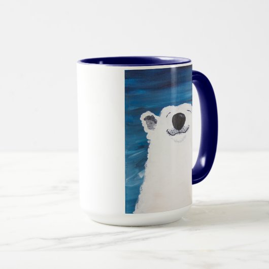 Polar Bear Smile Tasse (VorderseiteRechts)