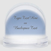 Polar Bear Snow Globe Custom Bear Snow Globes Schneekugeln (Rückseite)