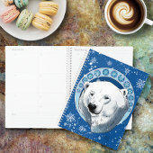 Polar Bear Snowflakes Art Nouveau Planer