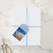 Polar Bear Snowflakes - Geschenk-Tag Geschenkanhänger (Mit Garn)