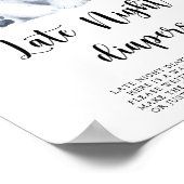 Polar bear - Spate night diaper game Poster (Ecke)