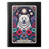 Polar Bear Spirit Tarot Card Notebook Notizblock (Vorderseite)