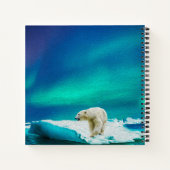 Polar Bear - Square Notebook Notizblock (Rückseite)