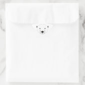 Polar Bear Stern-Aufkleber (Tasche)