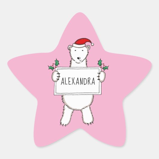 Polar Bear Stern-Aufkleber (Vorderseite)