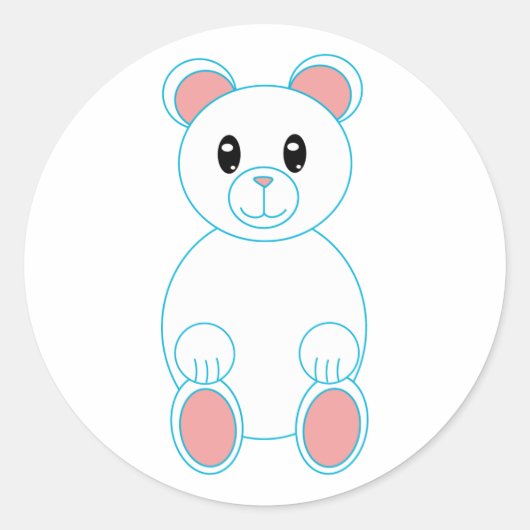 Polar Bear Sticker (Vorderseite)