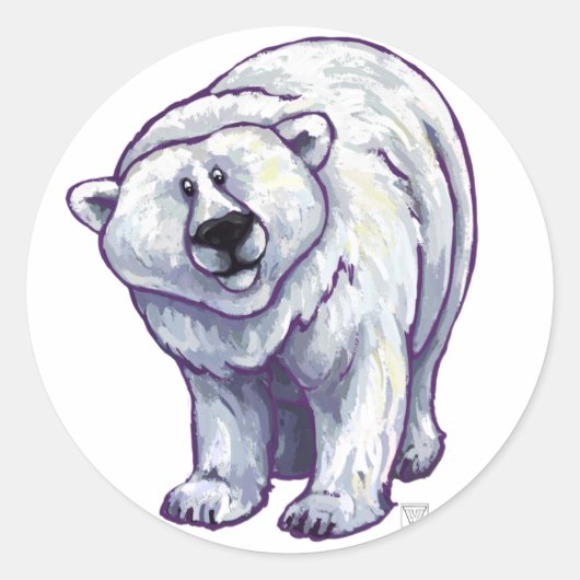 Polar Bear Sticker (Vorderseite)
