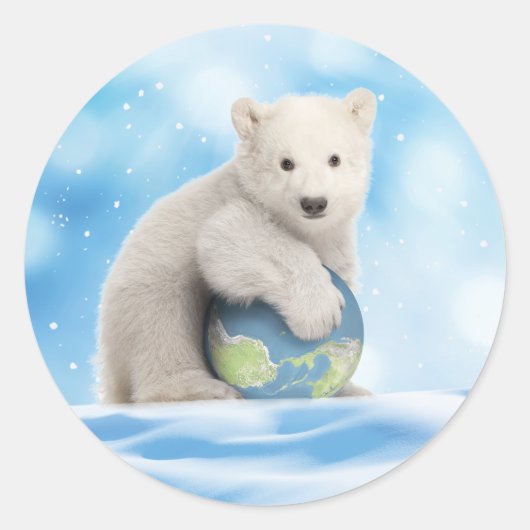 Polar Bear Sticker (Vorderseite)