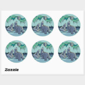 Polar Bear Stickers Wildlife Art Stickers (Blatt)