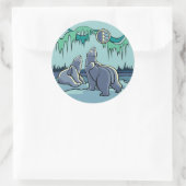 Polar Bear Stickers Wildlife Art Stickers (Tasche)