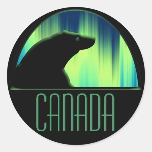 Polar Bear Stickers Wildlife Canada Stickers (Vorderseite)