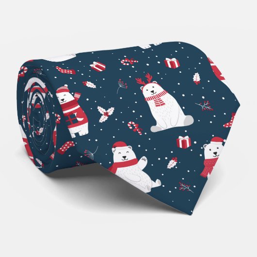 Polar Bear Süssen Krawatte (Gerollt)