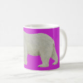 Polar Bear Tasse auf rosa (VorderseiteRechts)