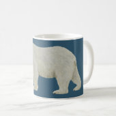 Polar Bear Tasse auf tiefblau (VorderseiteRechts)