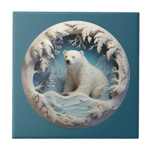 Polar Bear Tile Fliese