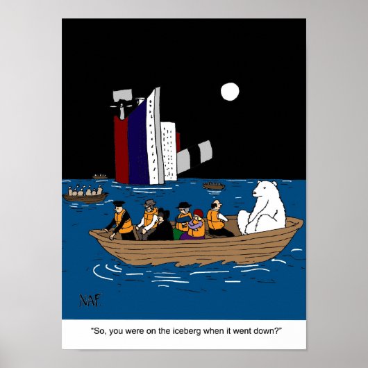 POLAR BEAR TITANIC POSTER (Vorne)