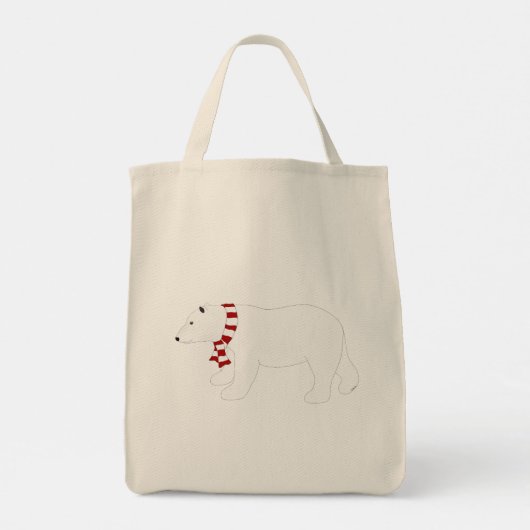 Polar Bear Tote Bag Tragetasche (Rückseite)