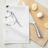 Polar Bear Towel Mother & Cub Bear Tee Handtuch (Viertel Falte)