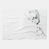 Polar Bear Towel Mother & Cub Bear Tee Handtuch (Horizontal)