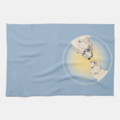 Polar Bear Towel Mother & Cub Bear Tee Handtuch (Horizontal)