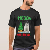 Polar Bear Tree Xmas Sweater Men Ugly Christ T-Shirt (Vorderseite)