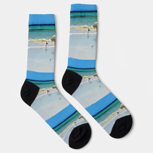 Polar Bear trifft Jack Russell, Crew Socks Socken (Rechts)