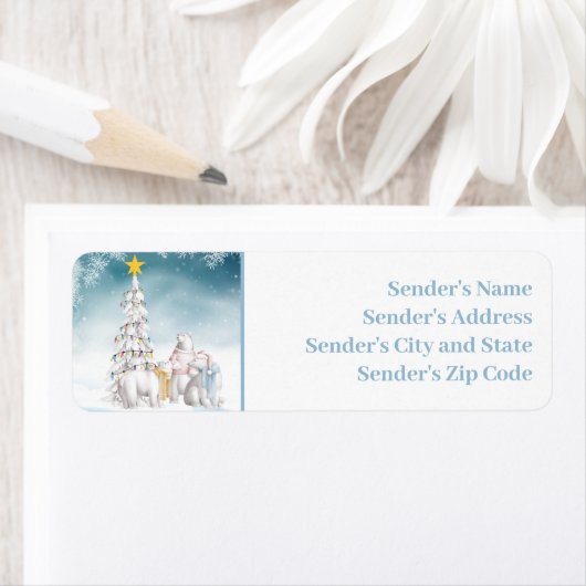 Polar Bear Trio Weihnachtsrückgabe (Insitu)