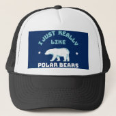 Polar Bear Truckerkappe (Vorderseite)