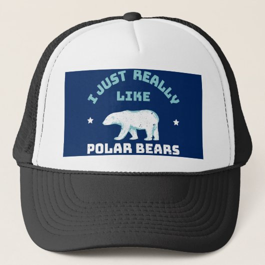 Polar Bear Truckerkappe (Vorderseite)