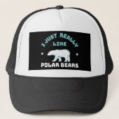 Polar Bear Truckerkappe (Vorderseite)