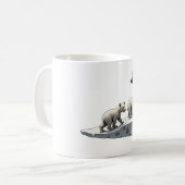 Polar Bear und Cubs Kaffeetasse (Vorderseite Links)