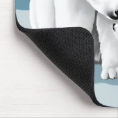 Polar Bear und Cubs Mousepad (Ecke)